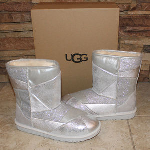 black patchwork uggs